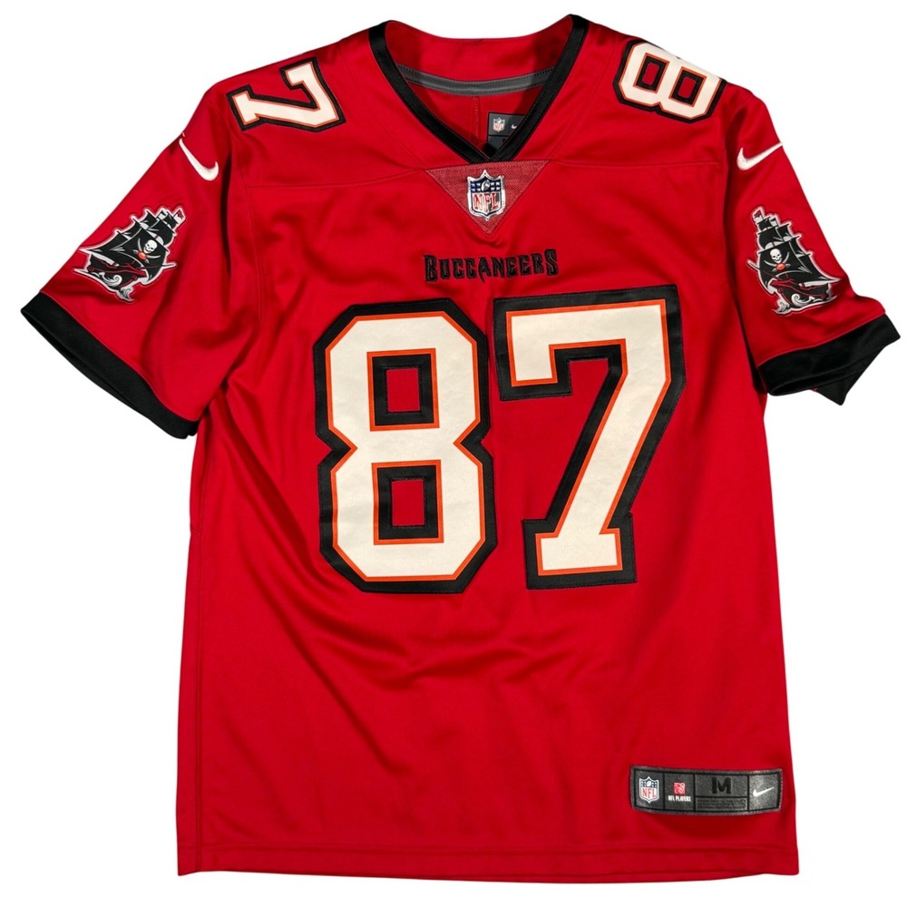 Nike Tampa Bay Buccaneers Rob Gronkowski 87 Jersey Mens Size Medium Red NFL
